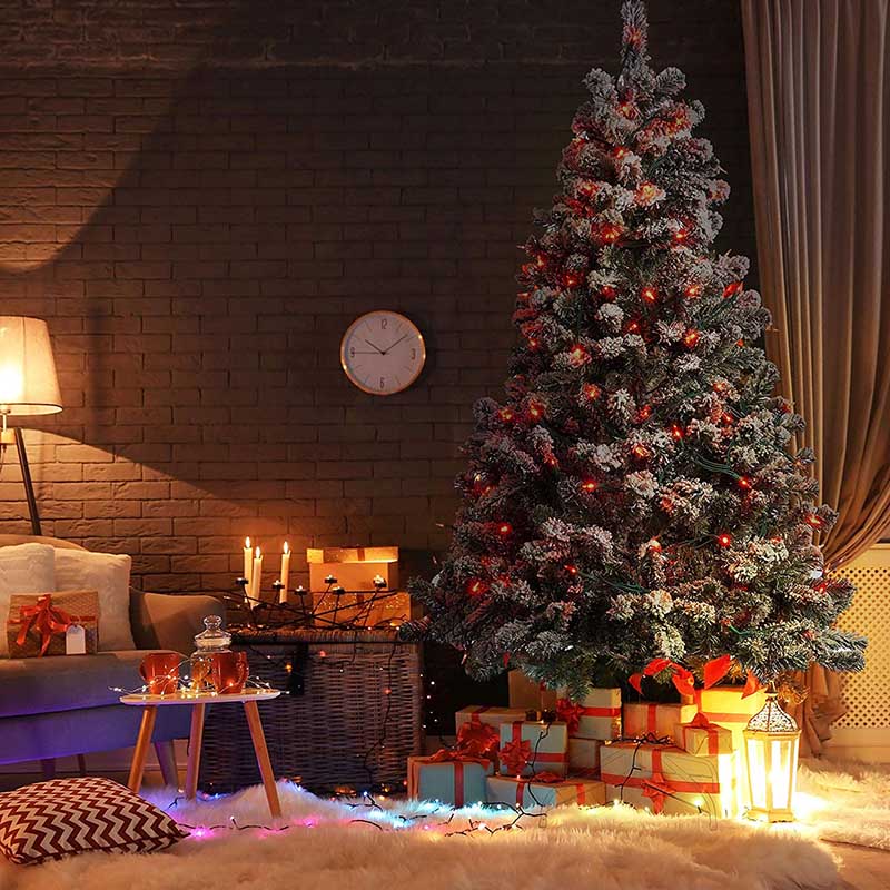 Outdoor/Indoor Christmas Lights HM5 LED Bulbs, 50 LED Lights, Red Outdoor/Indoor Christmas Lights HM5 LED Bulbs, 50 LED Lights, Red